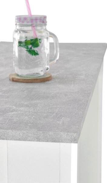 BAROVÝ STŮL, šedá, bílá, 115/50/103 cm P & B - Barové stoly, Online Only