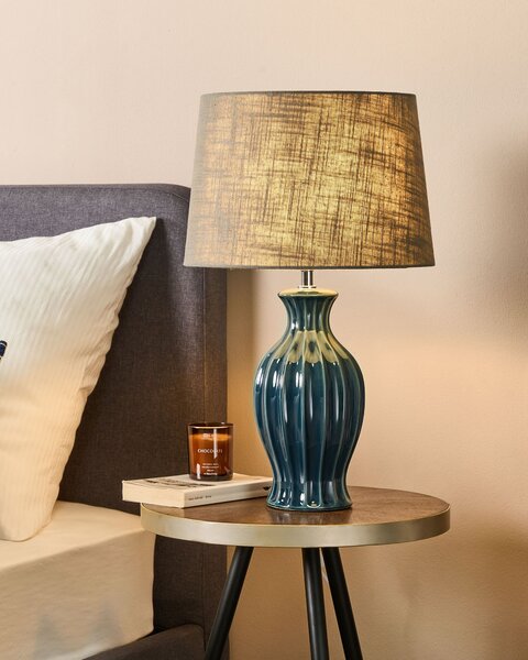 Stolní lampa SAMINA Keramika Zelená