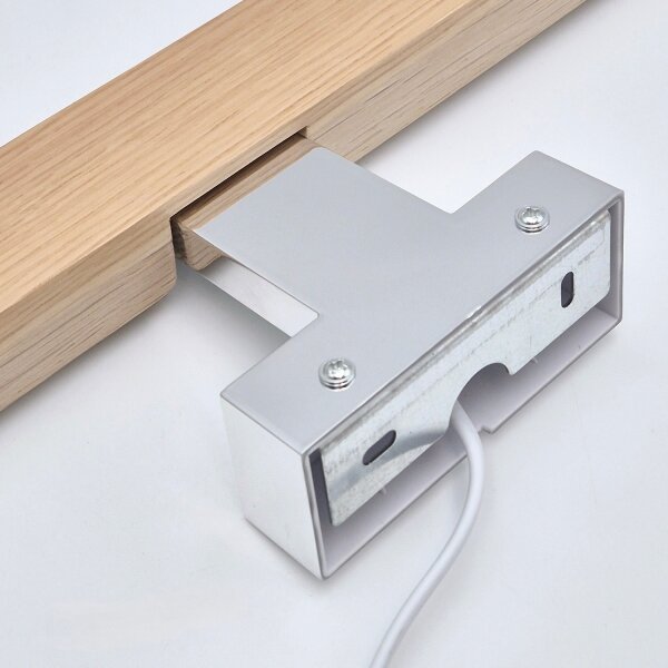 Brilagi-LED Koupelnové osvětlení zrcadla WOODY MIRROR LED/8W/230V IP44 dub/chrom