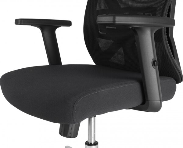 Kancelářská ergonomická židle Neoseat FLEX PRO — černá, nosnost 150 kg