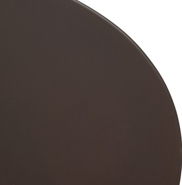 Kave Home Hnědý zahradní stůl Erice 230 x 100 cm se skleněnou deskou