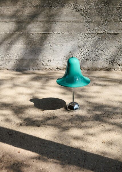 Verpan Přenosná lampa Pantop Ø18, light teal 147558