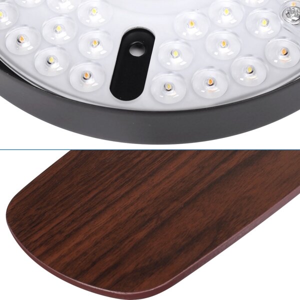 Aigostar-LED Stmívatelný stropní ventilátor LED/24W/230V 2700-6500K 106,6cm + DO