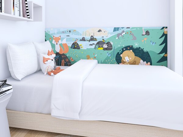 FUGU Krakonošova zahrádka - ochrana stěny za postel Varianta ochrany zdi: Delší strana postele 200x65 cm