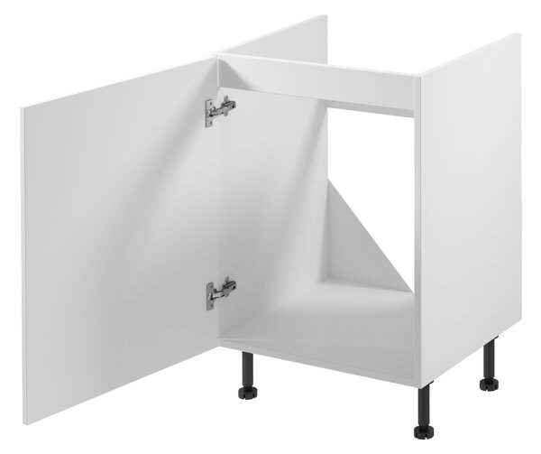 Dřezová skříňka SALERNO - šířka 60 cm, bílá, levé provedení