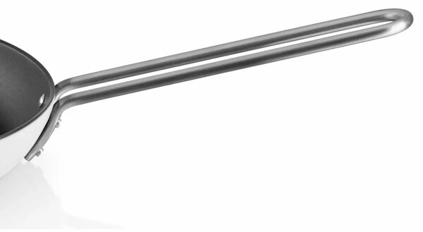 Eva Trio White Line Ceramic Pánev 24 cm, hliníkové jádro, 98% recyklovaný kov, bez PFAS, do 400 °C, na indukci, Eva Solo
