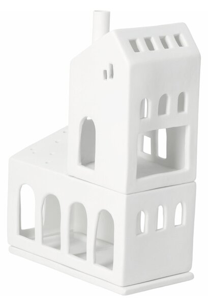 Porcelánový svícen House of Arches – set 2 ks