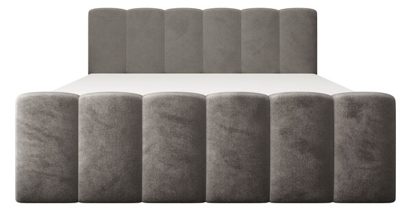 Čalouněná manželská postel 180x200 DADNIA - šedá
