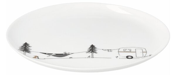 Porcelánový dezertní talíř Camping Ø 15,2 cm