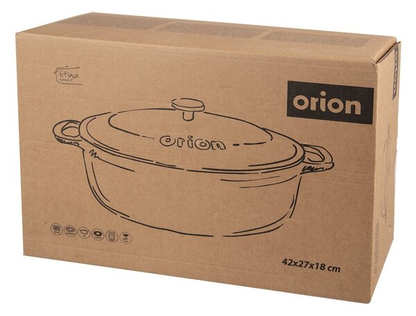 Litinový pekáč 27x42 cm LITINA SMALT – Orion