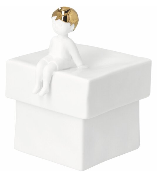 Porcelánová úložná dóza Boy