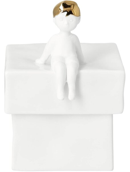 Porcelánová úložná dóza Boy