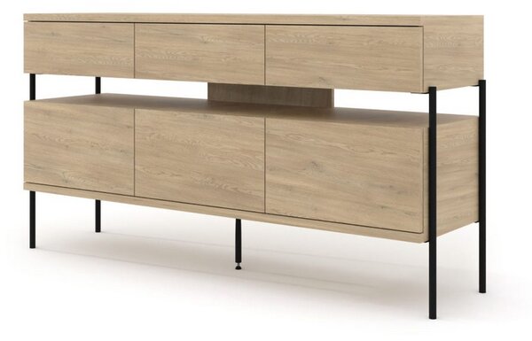BIM Komoda DRAGONFLY 150 cm, dub cremona