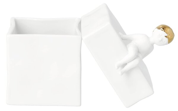 Porcelánová úložná dóza Boy