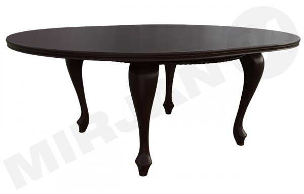 Jídelní set pro 8 osob - RK026, Barva dřeva: ořech, Potah: Lawa 02 5902928437652