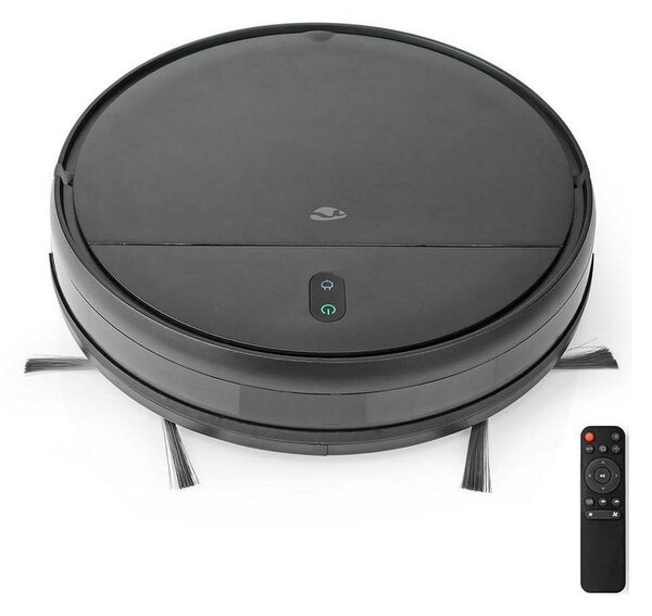 Nedis WIFIVCR001CBK - Chytrý robotický vysavač s mopem Wi-Fi černá + DO