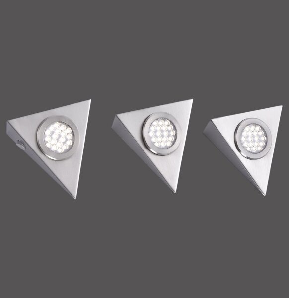 Paul Neuhaus 1119-55-3 - SADA 3x LED Osvětlení nábytku se senzorem LED/2,5W/230V