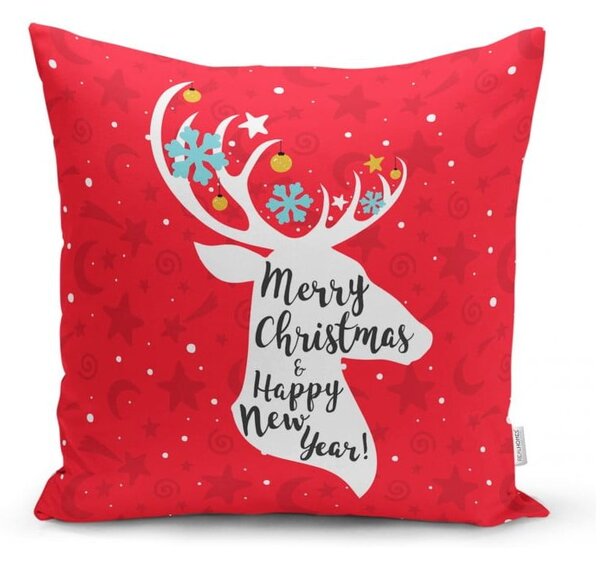 Sada 4 vánočních povlaků na polštář a běhounu na stůl Minimalist Cushion Covers Joy