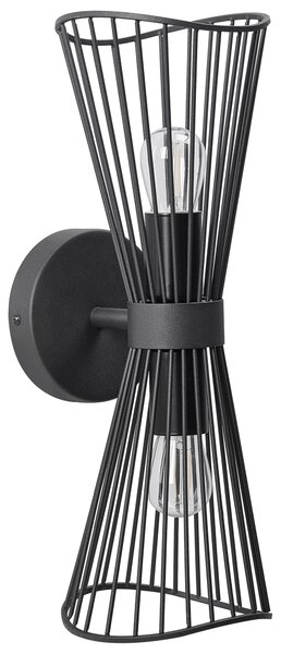 Nástěnná lampa PARADA Kov Černá