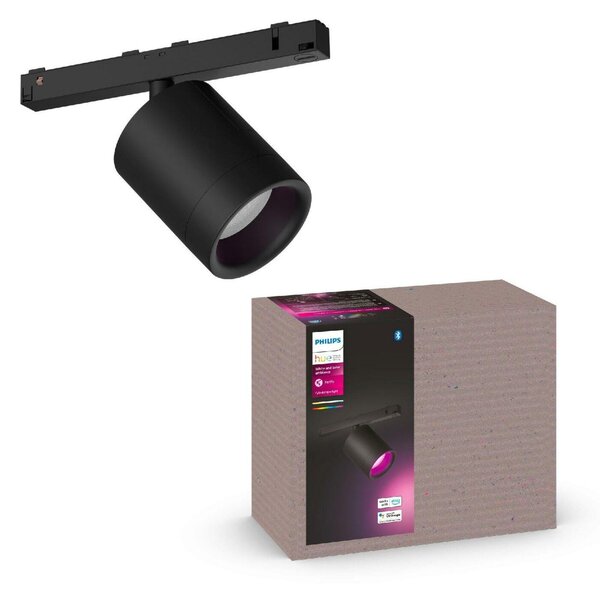 Philips HUE Perifo bodové světlo do lištového systému LED WACA 5,2W 510lm 2000-6500K RGB, černá