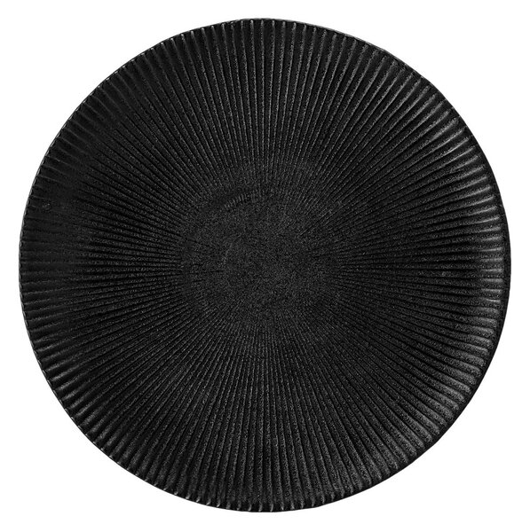 Bloomingville, Kameninový dezertní talíř Neri 23 cm | černá