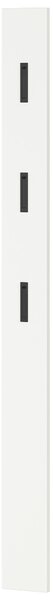 ŠATNÍ PANEL, bílá, černá, 15/170/3 cm - Šatní panely, Online Only