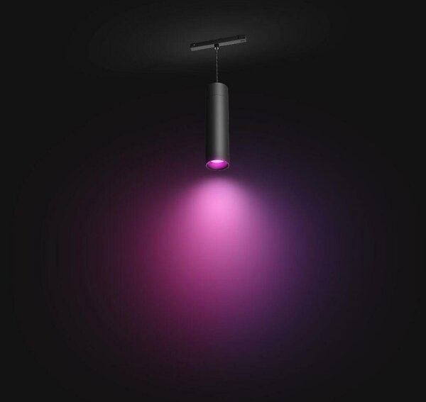 Philips HUE Perifo závěsné svítidlo do lištového systému LED WACA 5,1W 510lm 2000-6500K RGB, černá