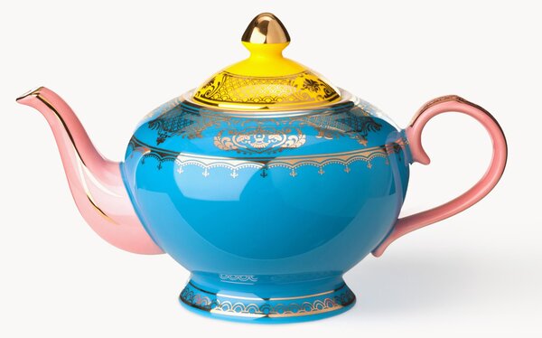 Ručně vyrobená porcelánová konvice na čaj Grandpa