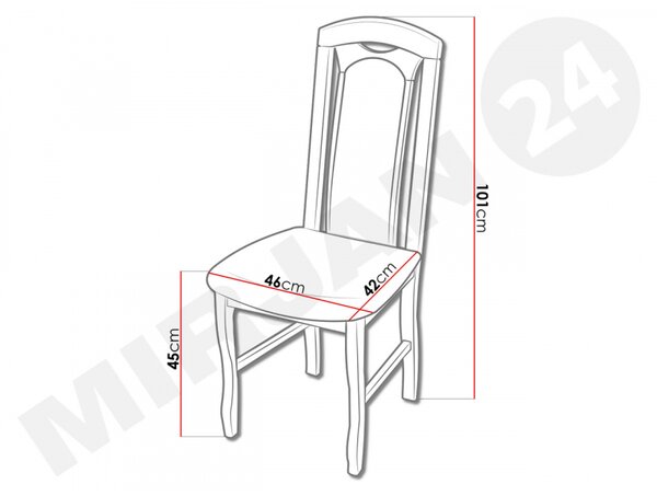 Židle JK34, Barva dřeva: wenge, Potah: Lawa 02 5902928802450