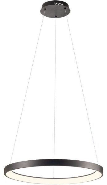 Redo 01-2674- LED Stmívatelný lustr na lanku ICONIC LED/50W/230V pr. 58 cm černá