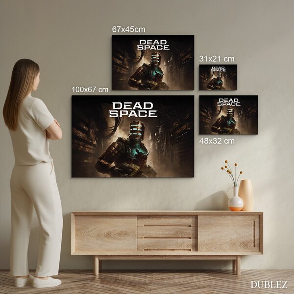DUBLEZ | Dřevěný obraz pro hráče - Dead Space | UV tisk, Premium