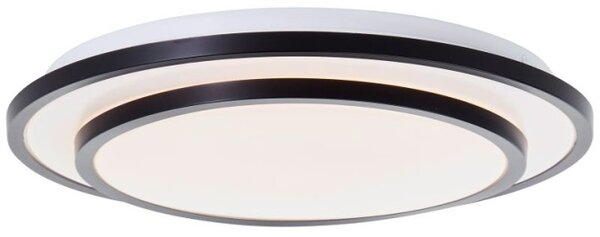 Brilliant G80563A76 Stropní LED svítidlo LUCIANO černé, průměr 34cm