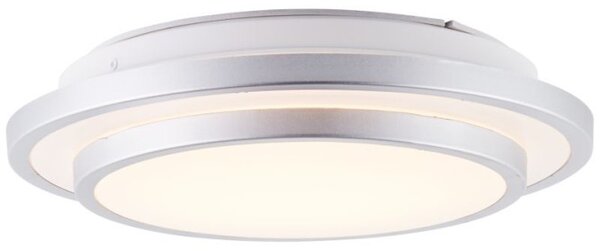 Brilliant HK18381S21 Stropní LED svítidlo LUCIANO stříbrné, průměr 28cm