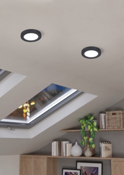 Eglo 900934 - LED Podhledové svítidlo FUEVA FLEX LED/5,5W/230V 4000K černá
