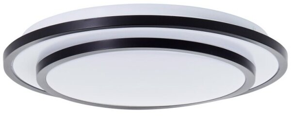Brilliant G80563A76 Stropní LED svítidlo LUCIANO černé, průměr 34cm