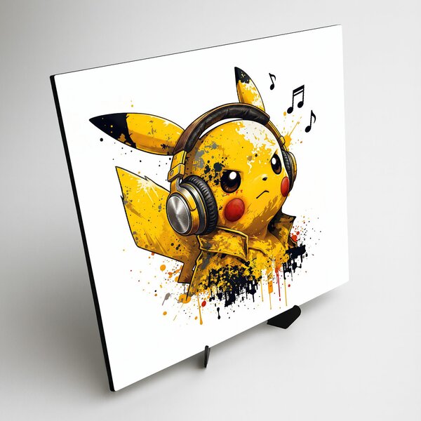 DUBLEZ | Pokémon obraz na stěnu - Pikachu | UV tisk, Premium