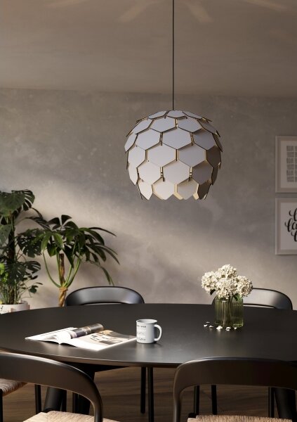 Eglo 900847 - Lustr na lanku MATTANZA 1xE27/40W/230V
