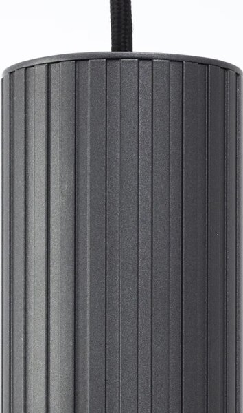 Brilliant 60139/93 Trojité závěsné svítidlo RIFFELINI kouřové sklo