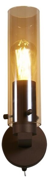 Searchlight 88920-1MO Nástěnná lampa SWEDEN jantarové sklo