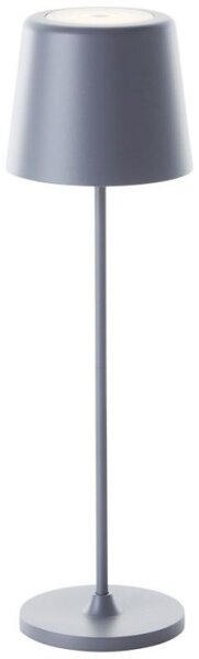 Brilliant G90939/22 Venkovní AKU stolní lampa KAAMI šedá USB-C