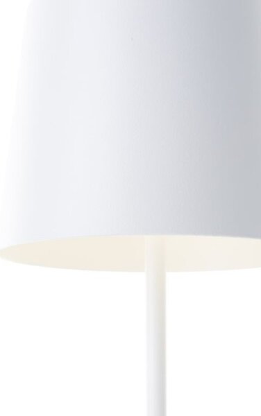 Brilliant G90939/75 Venkovní AKU stolní lampa KAAMI bílá USB-C