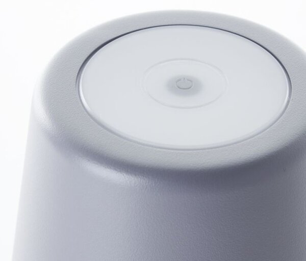Brilliant G90939/22 Venkovní AKU stolní lampa KAAMI šedá USB-C