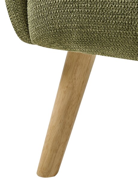 Křeslo PLASSEN Tkanina Zelená
