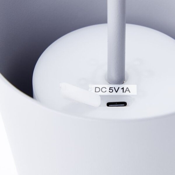Brilliant G90939/22 Venkovní AKU stolní lampa KAAMI šedá USB-C