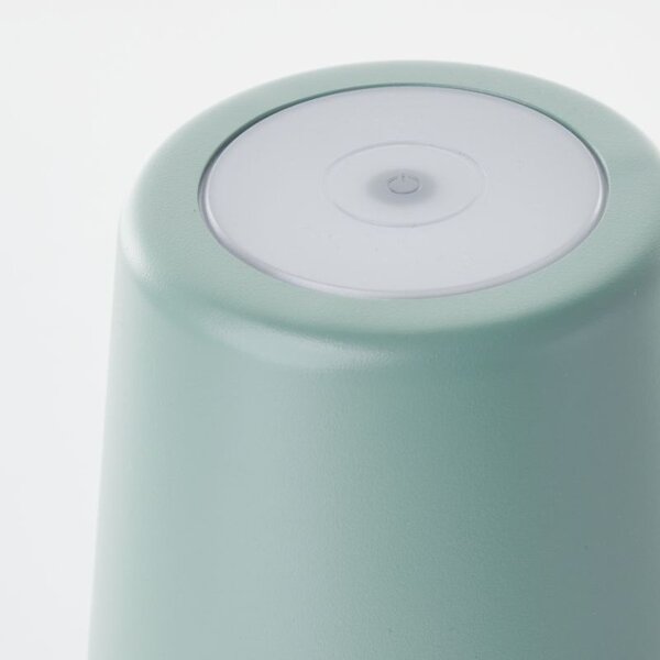 Brilliant G90939/84 Venkovní AKU stolní lampa KAAMI zelená USB-C