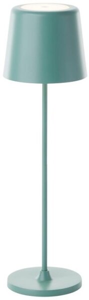 Brilliant G90939/84 Venkovní AKU stolní lampa KAAMI zelená USB-C