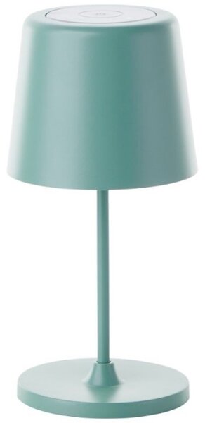 Brilliant G90939/84 Venkovní AKU stolní lampa KAAMI zelená USB-C