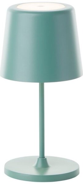 Brilliant G90939/84 Venkovní AKU stolní lampa KAAMI zelená USB-C