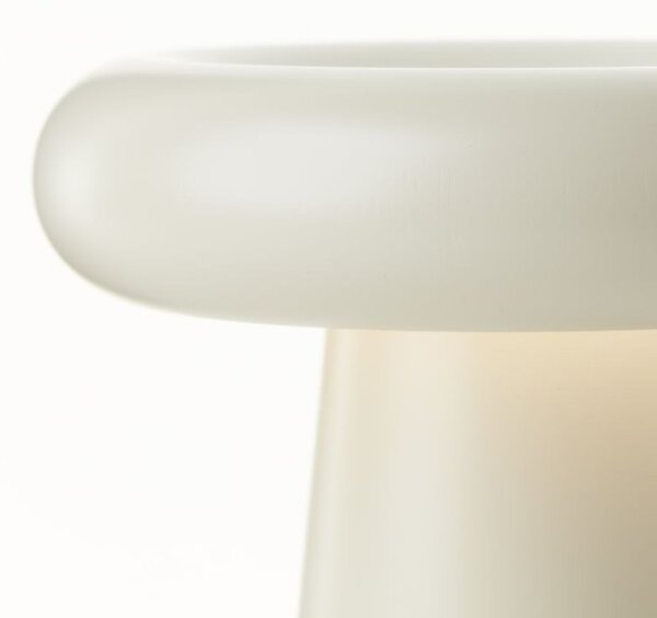 Brilliant G40895/09 Venkovní AKU stolní lampa MUFFIN béžová USB-C