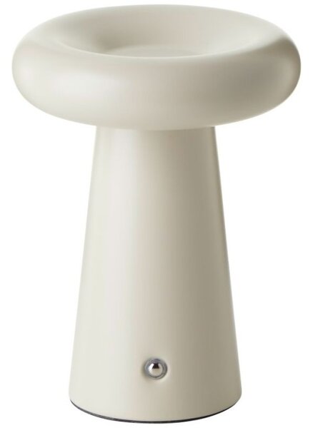 Brilliant G40895/09 Venkovní AKU stolní lampa MUFFIN béžová USB-C